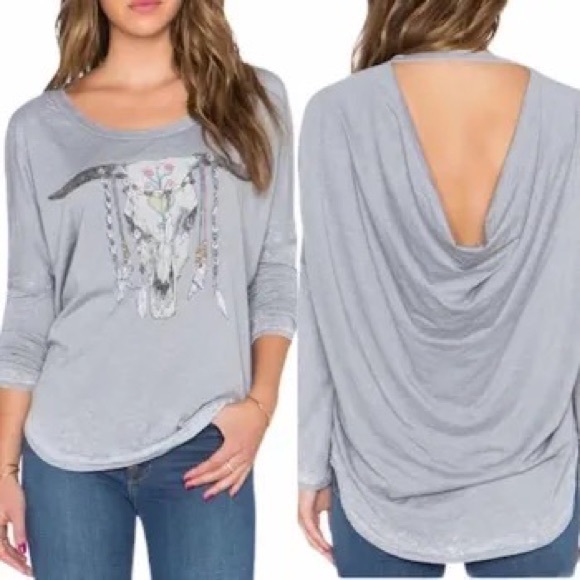 Chaser Tops - NWT Chaser Cow Skull MSRP $62 P2P 35